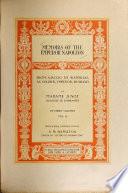 Memoirs of the Emperor Napoleon