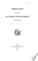 Memorandum sobre el proceso del archiduque Fernando Maximiliano de Austria