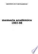 Memoria académica