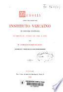 Memoria acerca del estado del Instituto Provincial de Segunda Enseñanza de Vizcaya