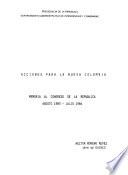 Memoria al Congreso de la República