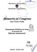 Memoria al Congreso