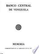 Memoria - Banco Central de Venezuela