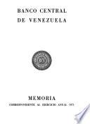 Memoria - Banco Central de Venezuela