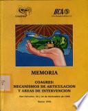 Memoria. COAGRES: Mecanismos de articulación y áreas de intervención
