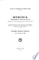 Memoria correspondiente al ejercicio del año ...
