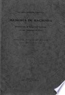 Memoria de Hacienda