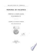 Memoria de hacienda