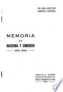 Memoria de hacienda y comercio ...