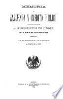 Memoria de hacienda y crédito público