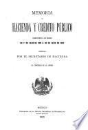 Memoria de hacienda y crédito público