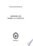 Memoria de Isabel la Católica