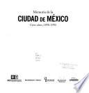 Memoria de la Ciudad de México