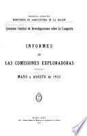 Memoria de la Comisión central de investigaciones sobre la langosta correspondiente al año ...