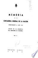 Memoria de la Contaduría General de la Nación