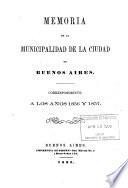 Memoria de la Municipalidad