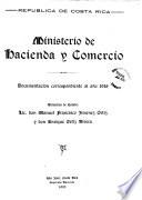 Memoria de la Secretaría de Hacienda y Comercio