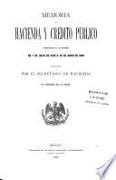 Memoria de la Secretaría de Hacienda y Crédito Público
