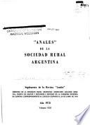 Memoria de la Sociedad Rural Argentina