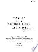 Memoria de la Sociedad Rural Argentina