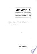 Memoria de las fiestas inaugurales del nuevo edificio de la Universidad de Yucatán, diciembre, 1941