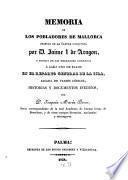 Memoria de los pobladores de Mallorca