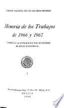 Memoria de los trabajos