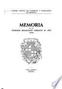 Memoria de los trabajos realizados - Cámara Oficial de Comercio, Industria y Navegación de Barcelona