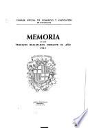 Memoria de los trabajos realizados - Cámara Oficial de Comercio, Industria y Navegación de Barcelona