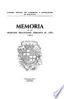 Memoria de los trábajos realizados durante el año
