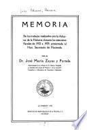 Memoria de los trabjos realizados por la Aduana de la Habana durante los ejercicios fiscales de 1922 a 1925