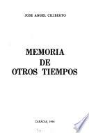 Memoria de otros tiempos
