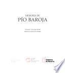 Memoria de Pío Baroja