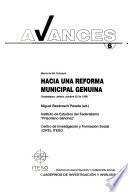 Memoria del Coloquio Hacia una Reforma Municipal Genuina