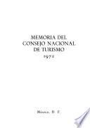 Memoria del Consejo Nacional de Turismo