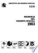 Memoria del crédito oficial en ...