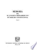 Memoria del III Congreso Iberoamericano de Derecho Constitucional