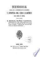 Memoria del Instituto Provincial de Segunda Enseñanza de Jaén