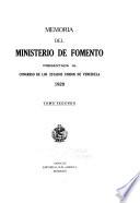 Memoria del Ministerio de Fomento