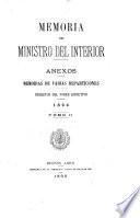 Memoria del Ministerio del Interior presentada al Congreso Nacional