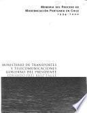 Memoria del proceso de modernización portuaria en Chile, 1994-2000