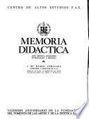 Memoria didáctica
