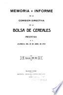Memoria e informe