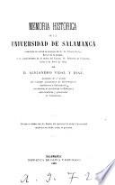 Memoria historica de la Universidad de Salamanca