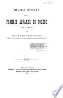 Memoria histórica sobre la familia Álvarez de Toledo en Chile