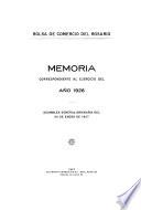 Memoria ...