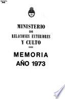 Memoria ...