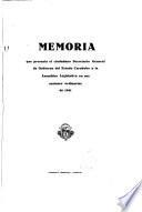Memoria ...