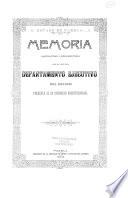 Memoria instructiva y documentada que el jefe del departamento ejecutivo del estado, presenta al ... congreso constitucional