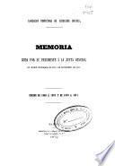 Memoria leída por su presidente a la Junta General en sesión celebrada el día 5 de noviembre de 1871